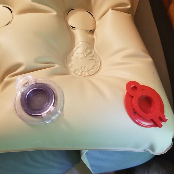 Ehob waffle mattress expansion control overlay with pump 76" x 34" x3" - Picture 3 of 11